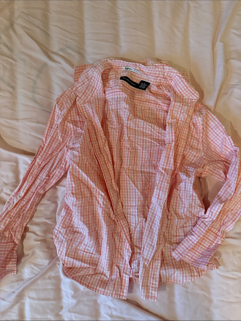 goodcloth es Pink Gingham Button-Down Shirt